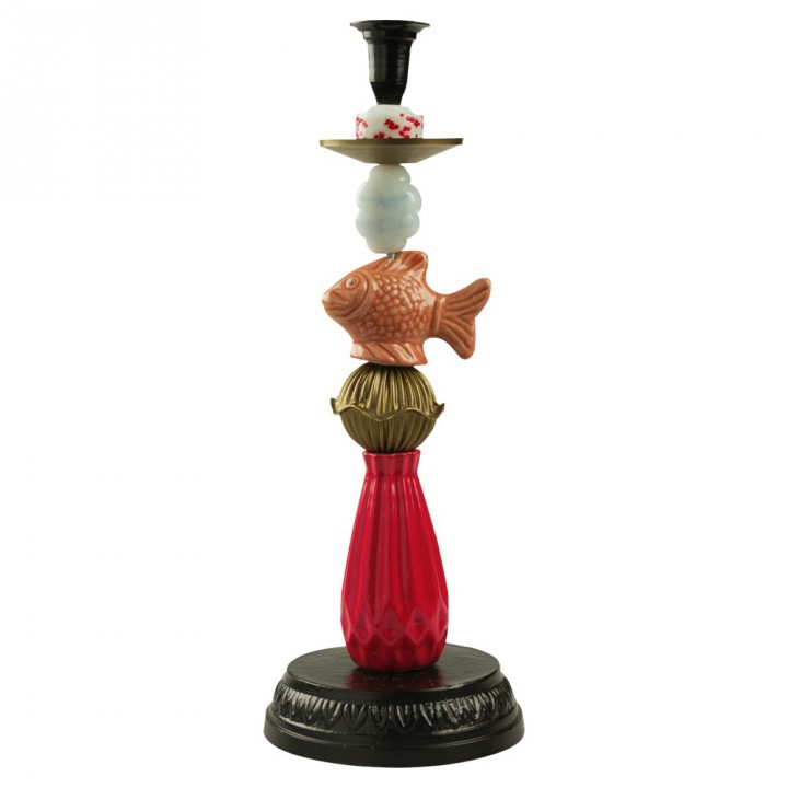 CANDELABRO IN CERAMICA - CORAL REEF